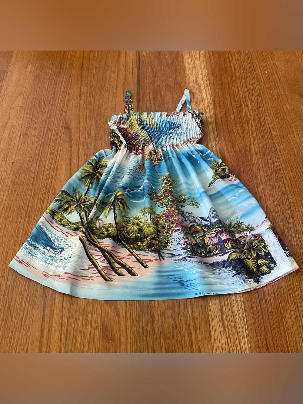 RJC  Tropical Hawaii Smocked Sundress